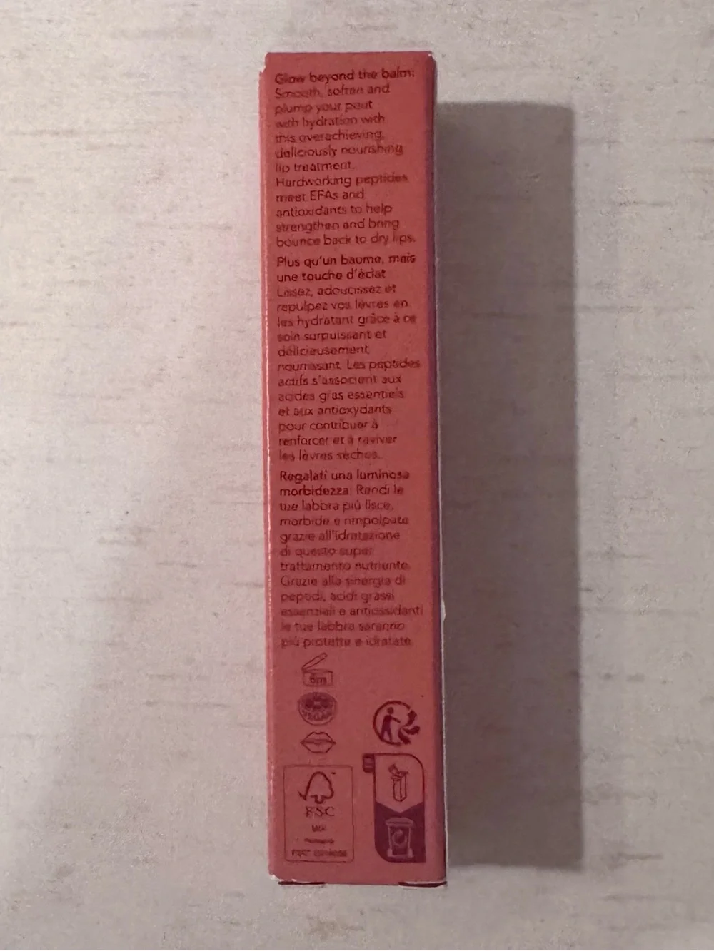 Ole Henriksen Pout Preserve Peptide Lip Treatment Strawberry Sorbet Pink NIB